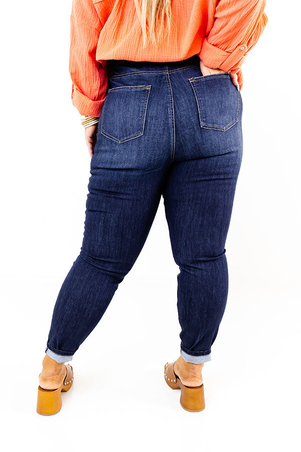 The Celine High Waist Distressed Skinny   Curves Image - 3