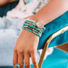 Bonding In Bali Bracelet Set In Aqua Image - 1