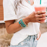 Broadway Beautiful Bracelet Set In Turquoise Image - 1