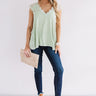Cayman Crushing Shift Top In Pear Image - 1
