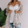 Island Obsession Lace Shift Tank In White Curves Image - 1