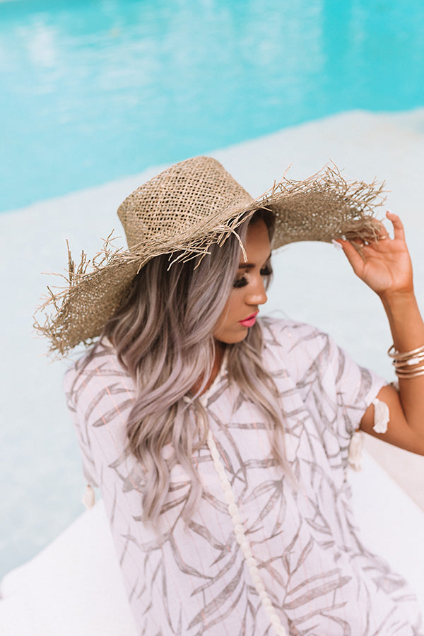 Bonding In Bali Straw Hat