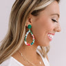 Under The Palm Trees Earrings In Green Image - 1