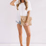 Pretty Playlist Shift Top In White Image - 1