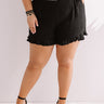 Party Of Two Shorts In Black Curves Image - 1