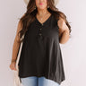 Breezy Nights Shift Tank In Black Curves Image - 1
