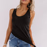 Basic Instincts Seamless Tank In Black Image - 1