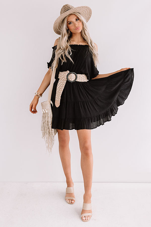 Mediterranean Moment Dress In Black
