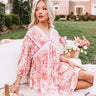 Jetting To Fiji Babydoll Dress In Pink Image - 1
