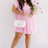 Pretty In Punta Cana Babydoll Dress In Pink Curves Image - 1