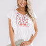 Passport Ready Embroidered Top Image - 1