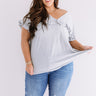 Sippin' In St. Thomas Shift Top In Grey Curves Image - 1