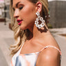 Vino Vacay Earrings In White Image - 1