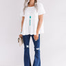 Seagrove Sunset Babydoll Top In White Image - 1