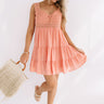 Cocktails In Caicos Crochet Dress In Peach Image - 1