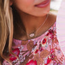 Kendra Scott Elisa Gold Pendant Necklace in Rose Quartz Image - 1