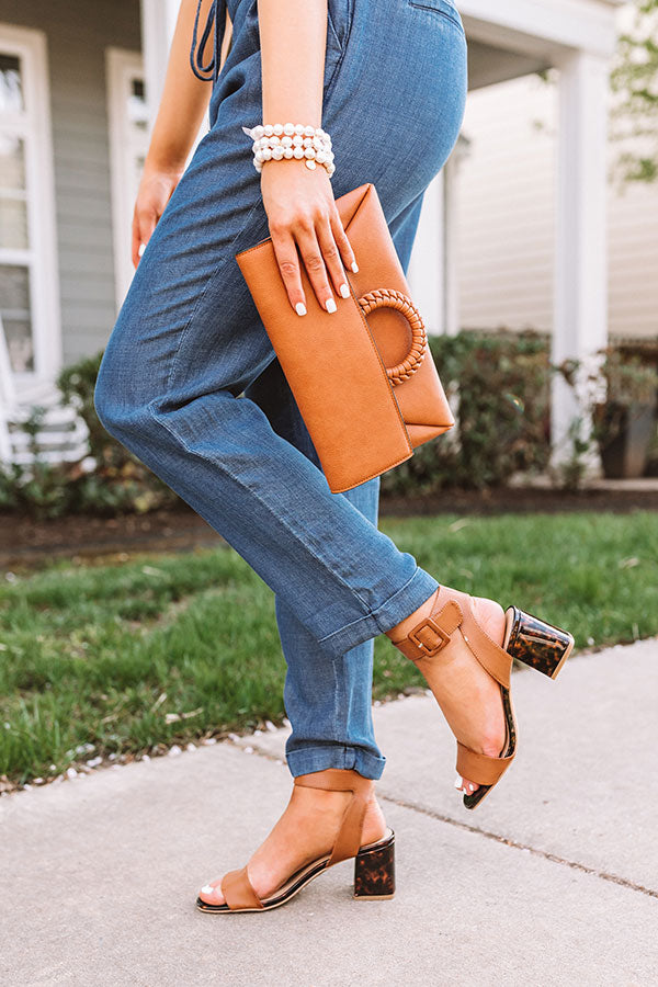 Beach Side Ankle Strap Heel