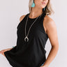 Sunshine Weather Shift Tank In Black Image - 1