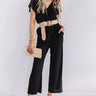 Flirting In Fiji Ribbed Jumpsuit Image - 1