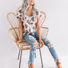 Big Finale Waffle Knit Top in Brown Image - 1