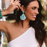 Treasure Of Tulum Earrings In Aqua Image - 1