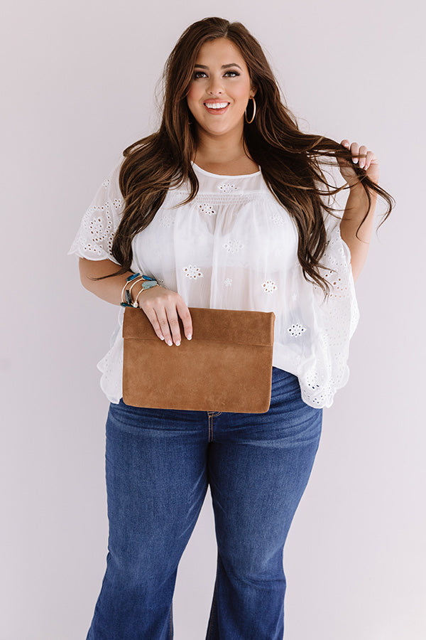 St. Barts Brunch Eyelet Shift Top Curves Image - 1