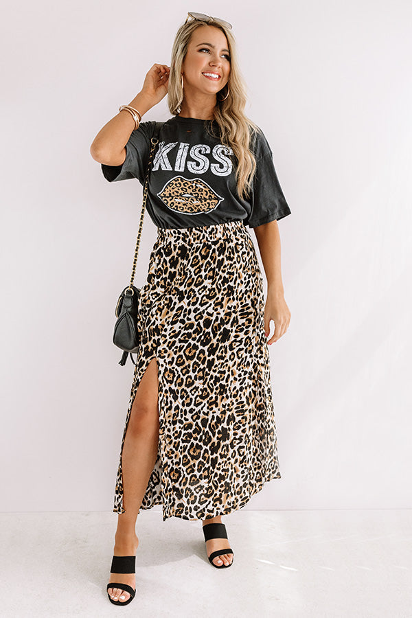 Steadfast Love Leopard Maxi Skirt