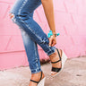 Steve Madden Mckenzie Wedge in Black Image - 1