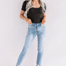 The Shea Midrise Ankle Skinny in Light Wash Image - 1