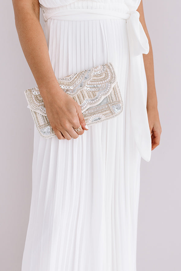 Tea Party Perfection Embellished Clutch Image - 5