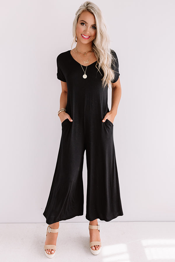 Vibe To This Jumpsuit In Black