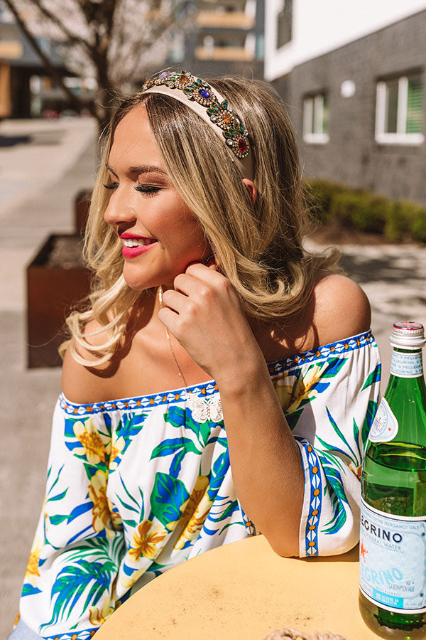French Forever Embellished Headband