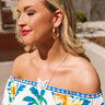 En Vogue Hoop Earrings In Gold Image - 1