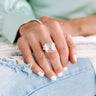 Clear Iridescent Ring Image - 1