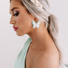 Butterfly Kisses Earrings In Ocean Wave Image - 1