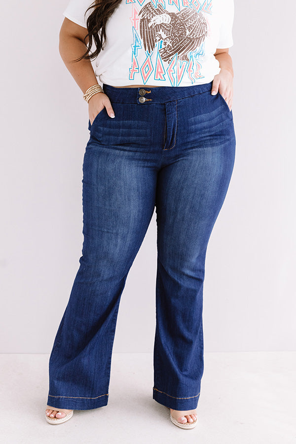 The Cici High Waist Flare   Curves