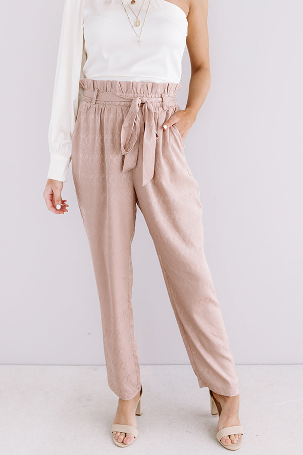 Time To Impress Pants In Iced Mocha