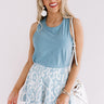 Sunshine Weather Shift Tank In Ocean Blue Image - 1