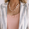 First Class Flight Path Layered Necklace Image - 1