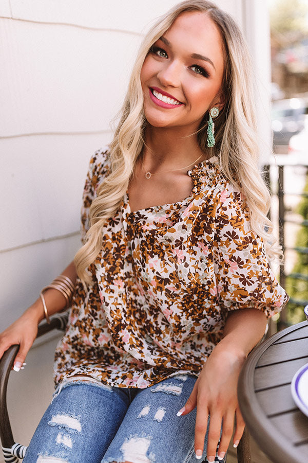 Flora Fabulous Shift Top