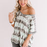 Oxford Dreams Shift Tee In Mint Image - 1