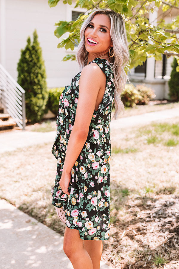 Floral Flair Babydoll Dress Image - 2