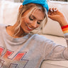 Serving Up Chic Headband In Ocean Blue Image - 1
