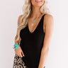 Taking Aim Knit Tank In Black Image - 1