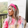 Serving Up Chic Headband In Hot Pink Image - 1