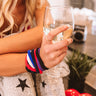 Travel With Me Hair Tie Set In Red Image - 1