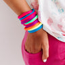 Travel With Me Hair Tie Set In Orange Image - 1