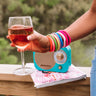 Travel With Me Hair Tie Set In Pink Image - 1