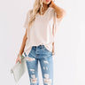 Sing Along Shift Top In Khaki Image - 1