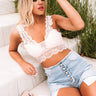 You've Got This Lace Bralette In Peach Image - 1